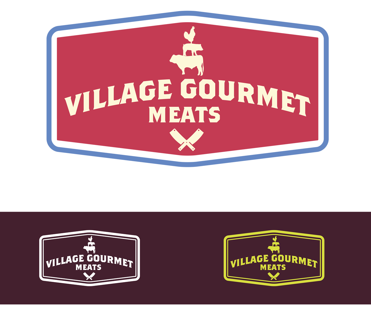 Logo Design by baylishka for village gourmet meats | Design #3355126