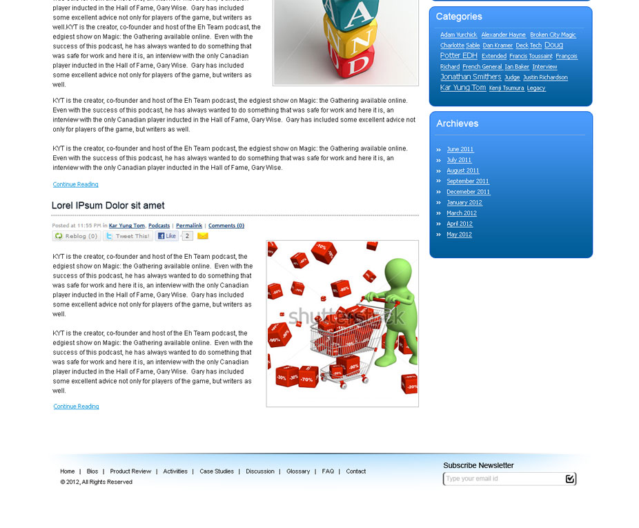 Wordpress Design by Expert Designer for this project | Design #818932