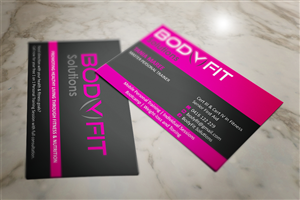 Business Card Design Project for Female Personal Trainer | Diseño de Tarjeta de Presentación por MT