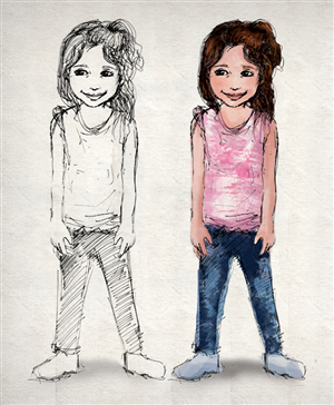 Illustration Design Project - Tina & Timmy