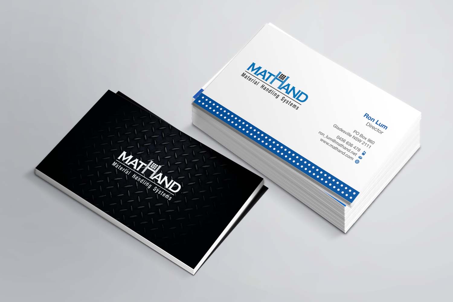 Business Card Design by AZ for Mathand, Inc. | Design #3304235