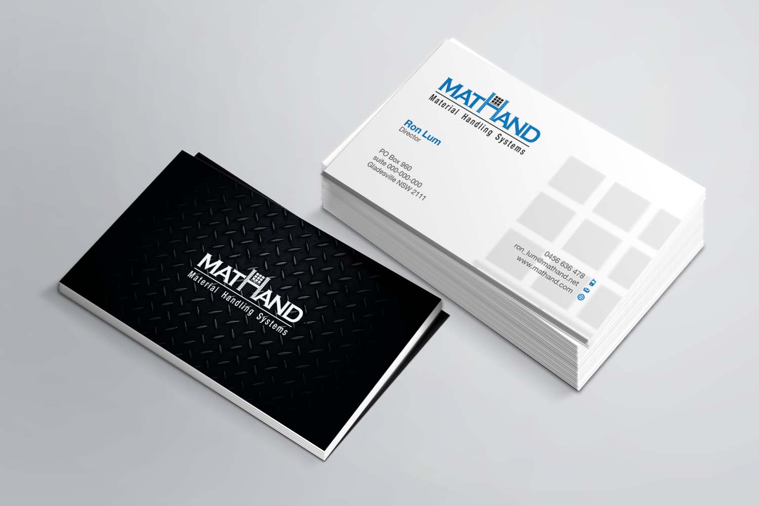Business Card Design by AZ for Mathand, Inc. | Design #3304242