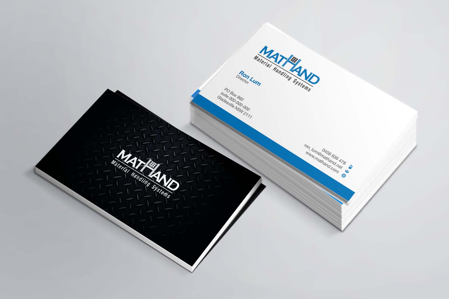 Business Card Design by AZ for Mathand, Inc. | Design #3304243