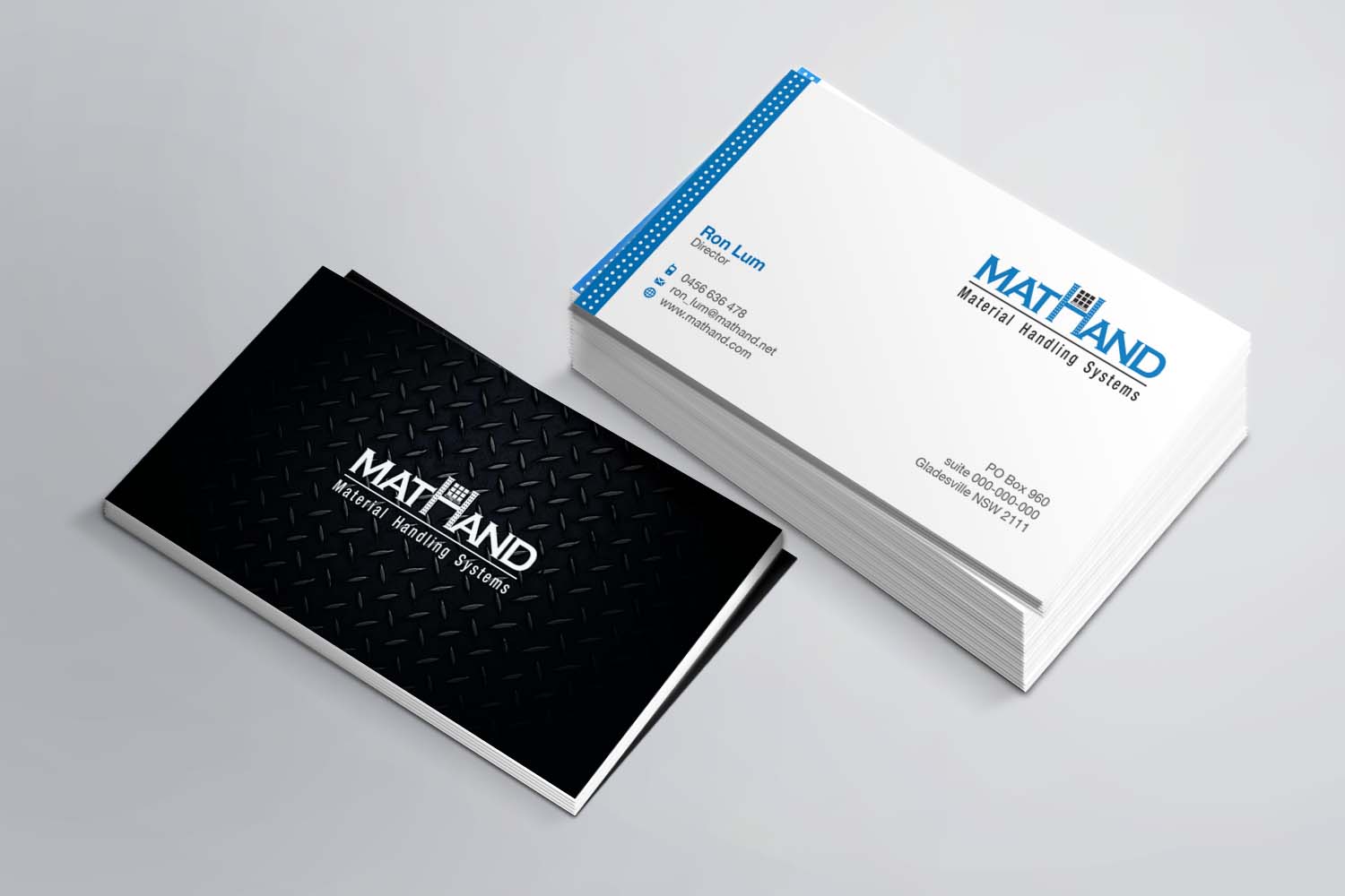 Business Card Design by AZ for Mathand, Inc. | Design #3304246