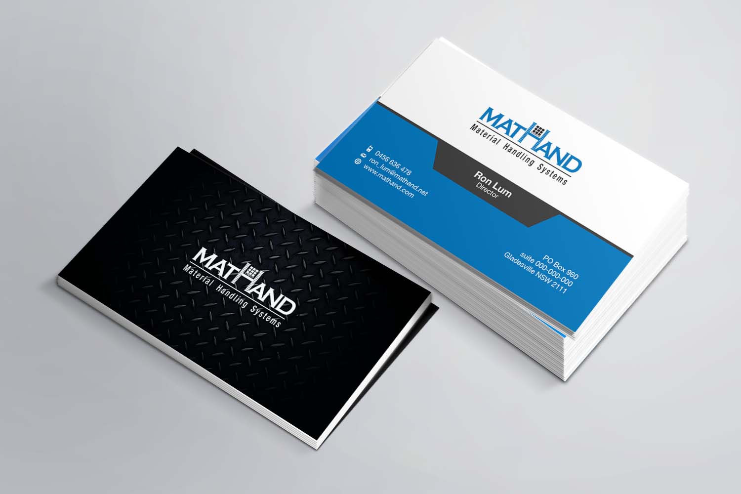 Business Card Design by AZ for Mathand, Inc. | Design #3304250