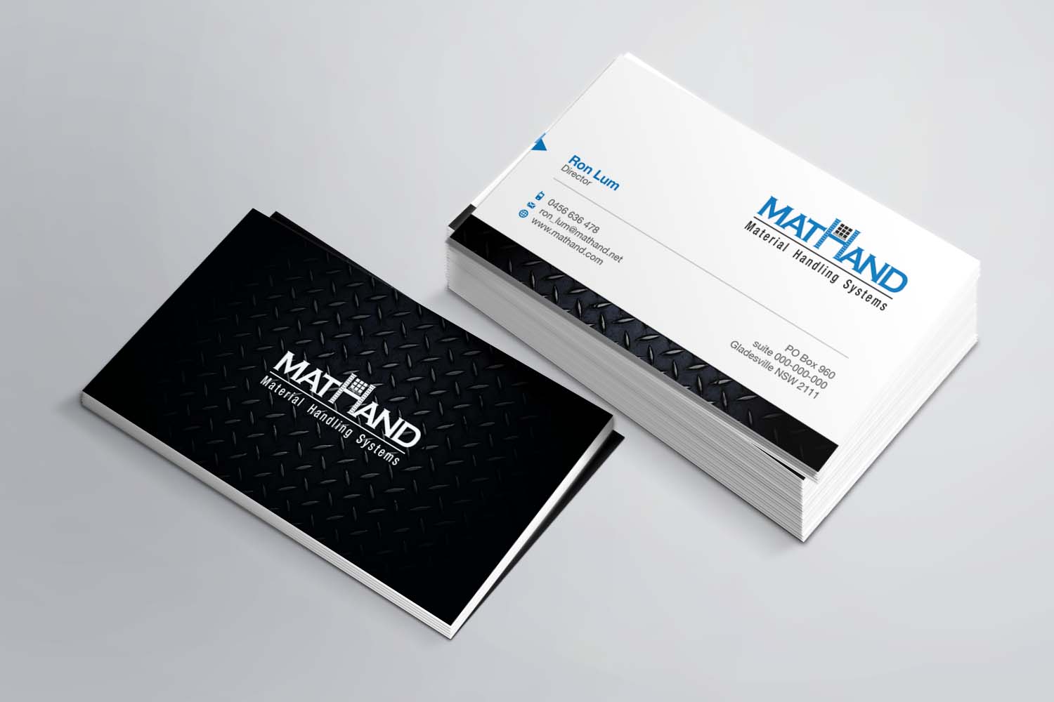 Business Card Design by AZ for Mathand, Inc. | Design #3304251