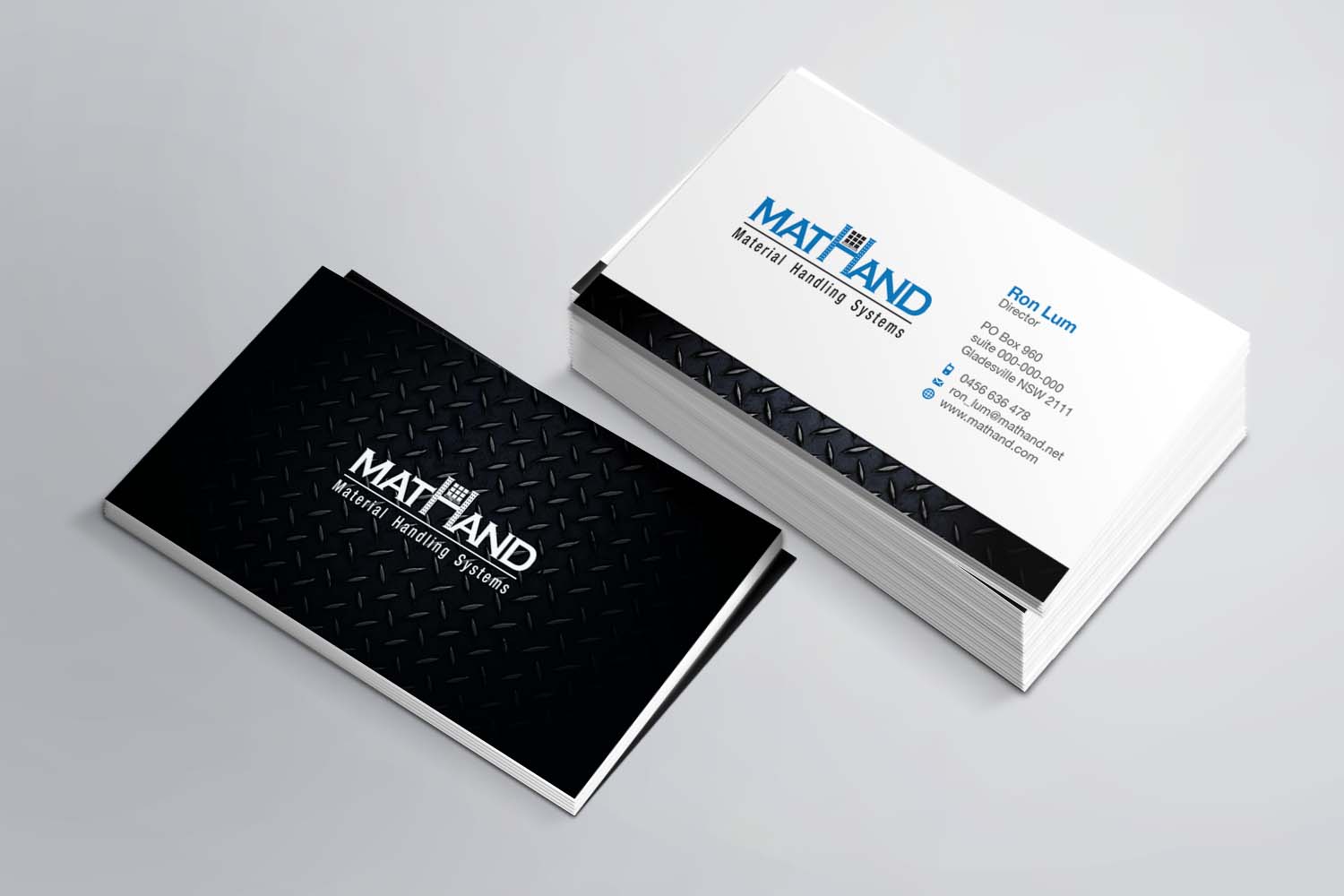 Business Card Design by AZ for Mathand, Inc. | Design #3304252
