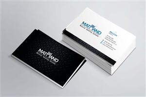 Business Card Design by AZ for Mathand, Inc. | Design: #3304252