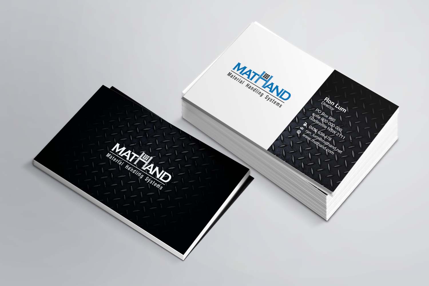Business Card Design by AZ for Mathand, Inc. | Design #3304258
