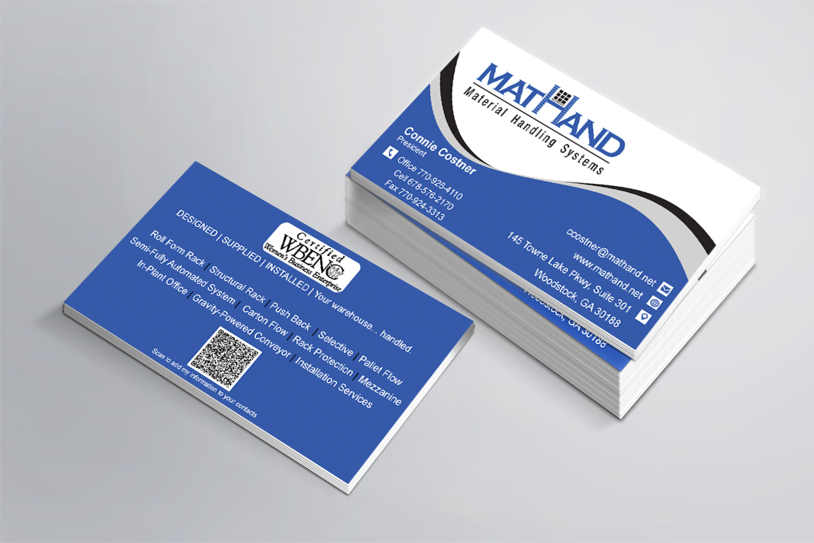 Business Card Design by  Stefan  for Mathand, Inc. | Design: #3309948