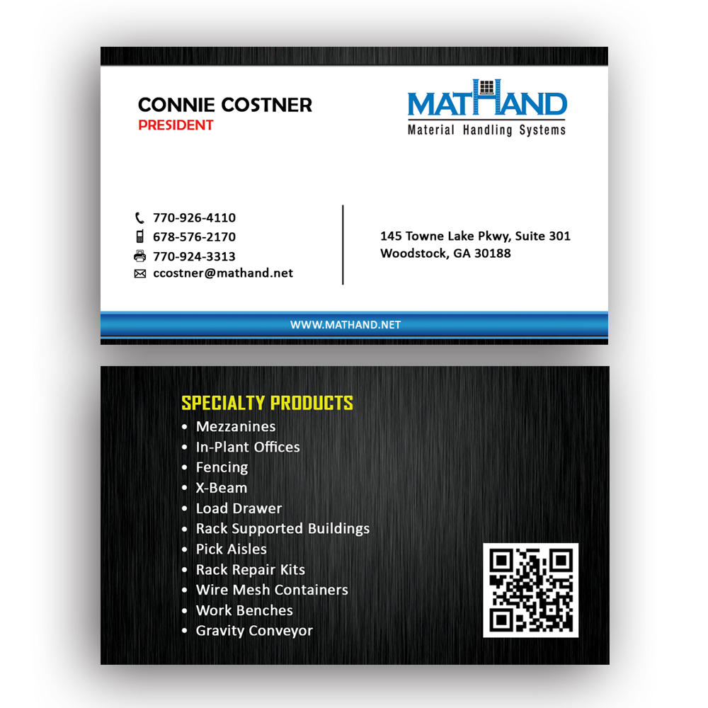 Business Card Design by Sandaruwan for Mathand, Inc. | Design #3304180