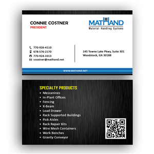 Visitenkarten-Design von Sandaruwan für Mathand, Inc. | Design #3304180