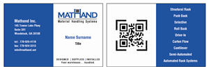 Business Card Design by sjvr for Mathand, Inc. | Design: #3302088