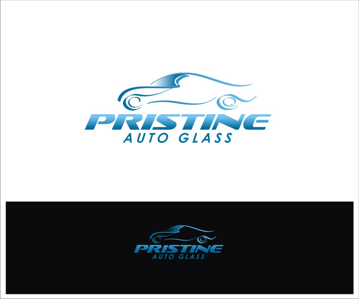 Logo Design by Falguni for Pristine Auto Glass | Design #3315053