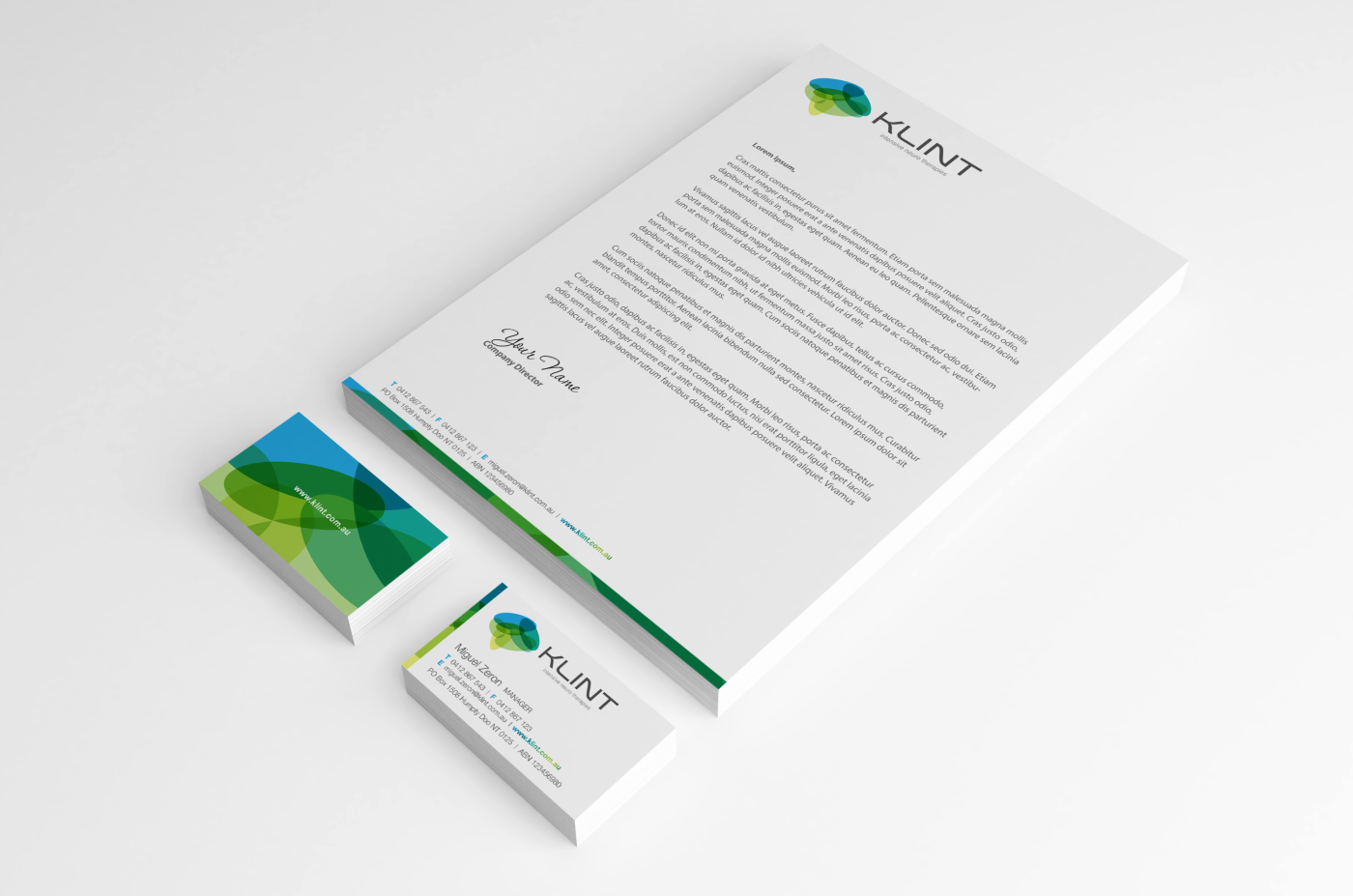 Letterhead Design by HYPdesign for KLINT | Design #3476456