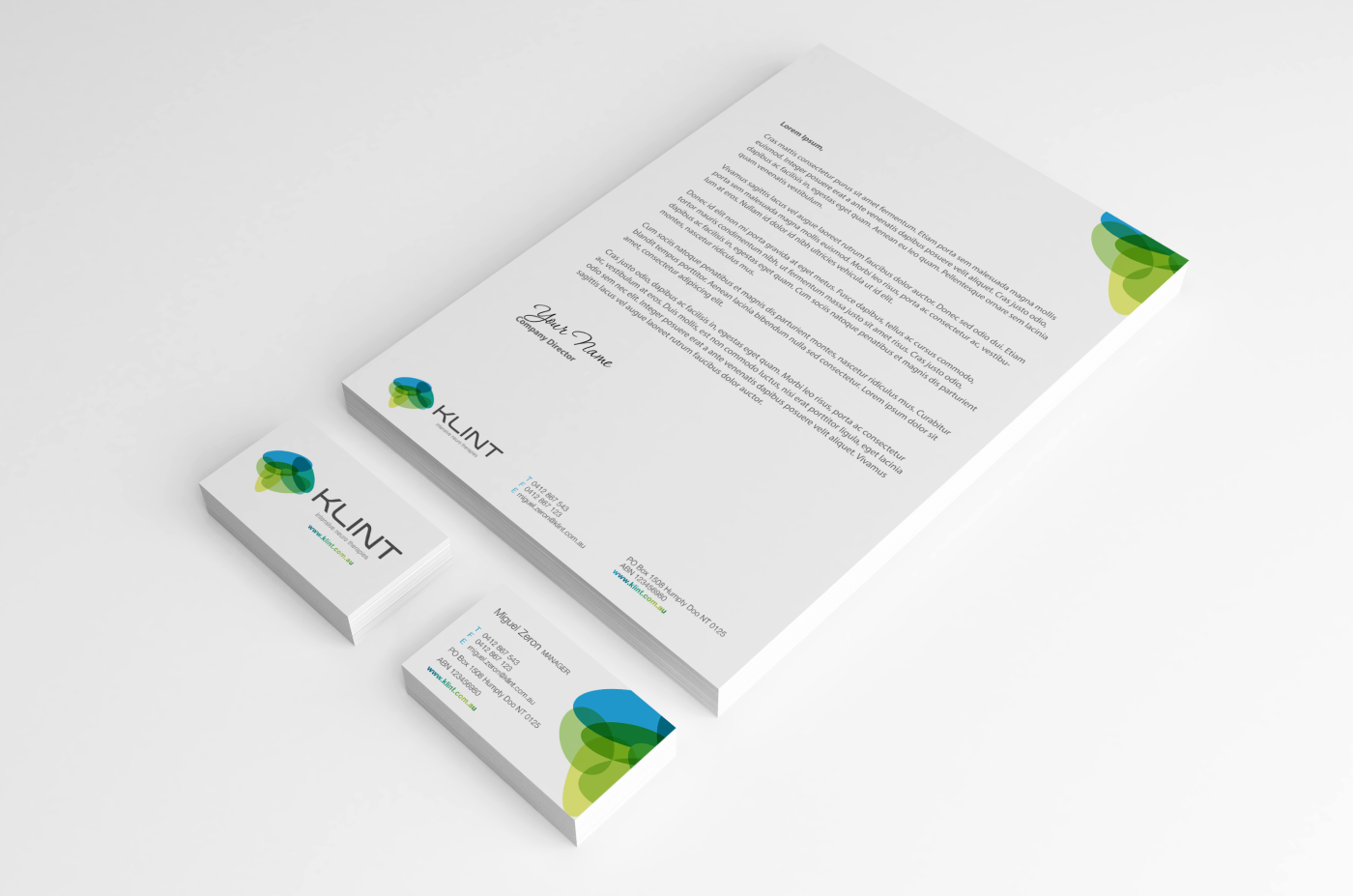 Letterhead Design by HYPdesign for KLINT | Design #3476462