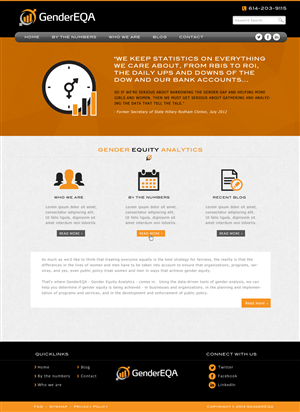 Diseño Web por JM para GenderEQA | Diseño: #3329684