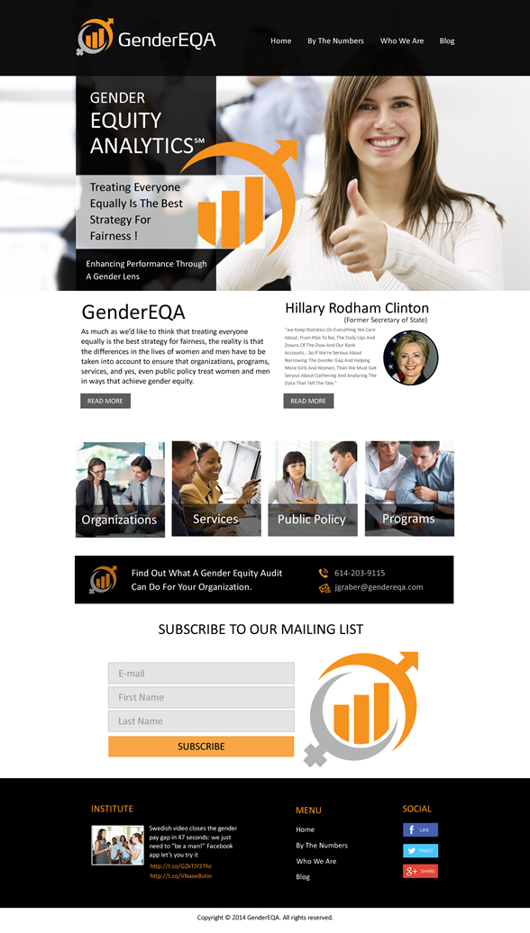 Diseño Web por Behriatech para GenderEQA | Diseño #3320907