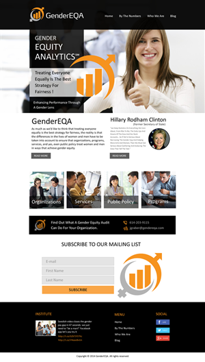 Diseño Web por Behriatech para GenderEQA | Diseño: #3320907
