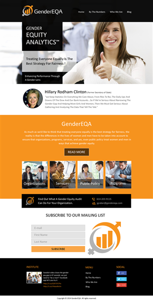 Diseño Web por Behriatech para GenderEQA | Diseño: #3320910