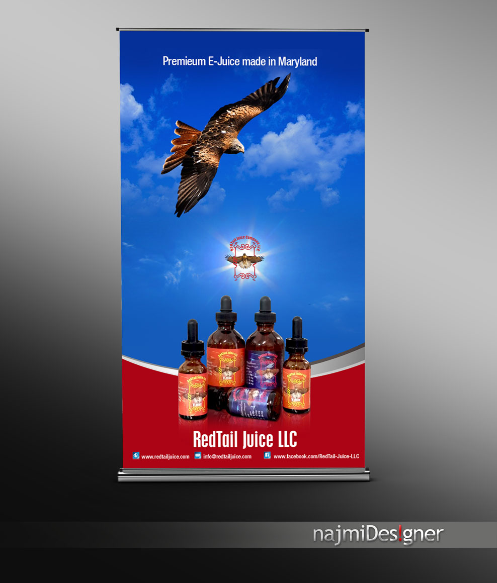 Design de Panneau par  Najmi pour RedTail Juice LLC | Design #5182909