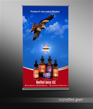 Diseño de Señalética por  Najmi para RedTail Juice LLC | Diseño: #5182909