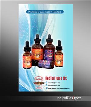 Diseño de Señalética por  Najmi para RedTail Juice LLC | Diseño: #5198940