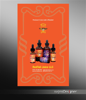 Diseño de Señalética por  Najmi para RedTail Juice LLC | Diseño: #5203414