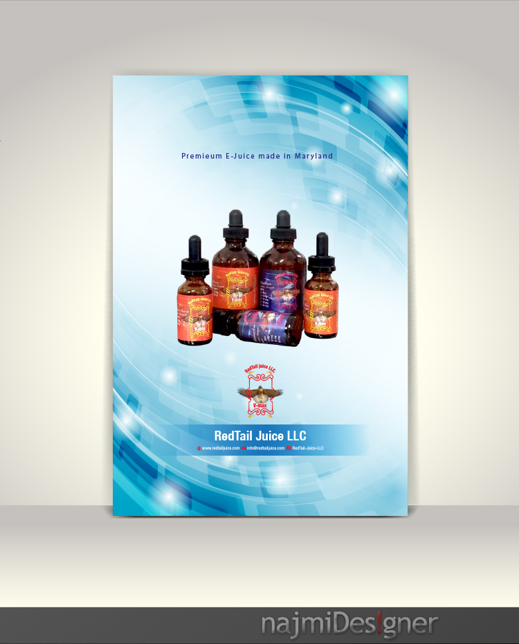 Design de Panneau par  Najmi pour RedTail Juice LLC | Design #5212369