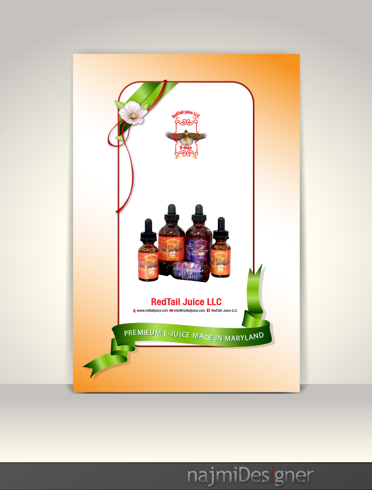 Design de Panneau par  Najmi pour RedTail Juice LLC | Design #5212426