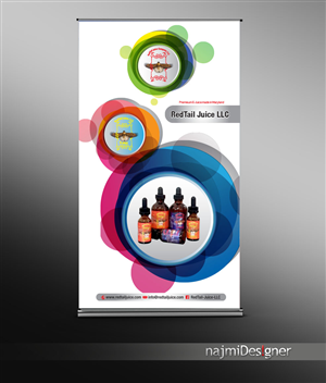 Signage Design by  Najmi for RedTail Juice LLC | Design: #5214117