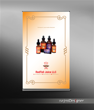 Signage Design by  Najmi for RedTail Juice LLC | Design: #5214267