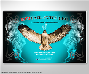 Premium E-Juice company in need of a graphic banner to hang in stores  | Signage Design by Aurelio III