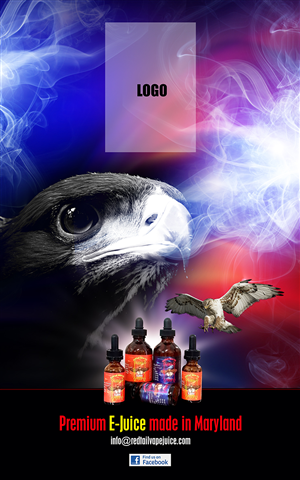 Premium E-Juice company in need of a graphic banner to hang in stores  | Signage Design by C23design Company