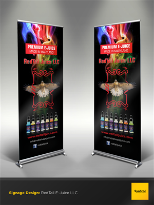 Signage Design by Syahrol for RedTail Juice LLC | Design: #5168201