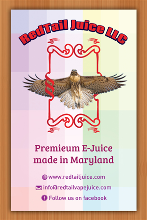 Premium E-Juice company in need of a graphic banner to hang in stores  | Signage Design by Sbss