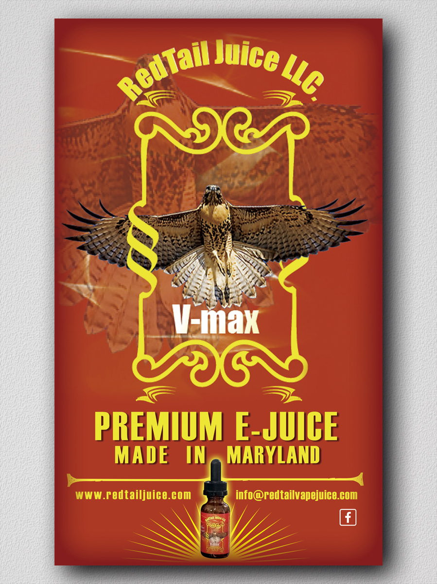 Design de Panneau par BrandingBrio pour RedTail Juice LLC | Design #5219119