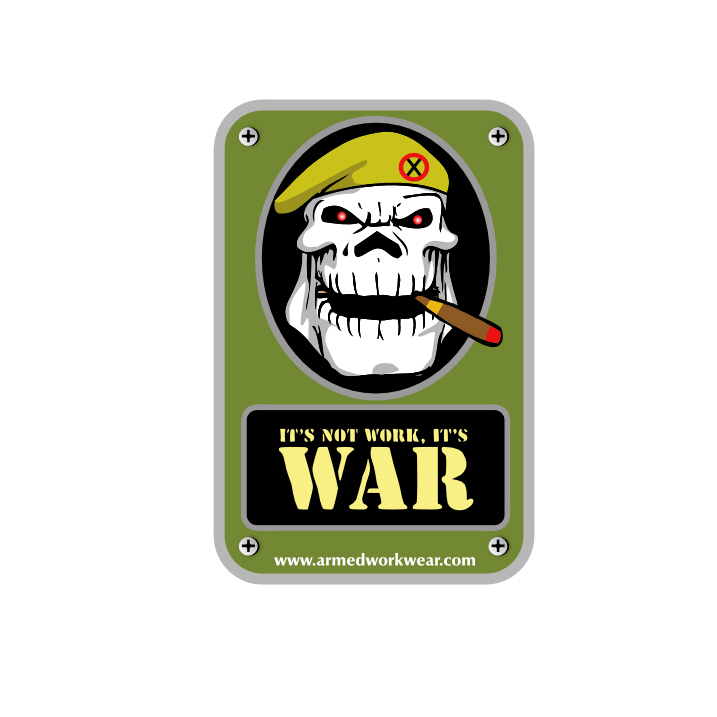 Aufkleber-Design von dv für Armed Work Wear | Design #3358188