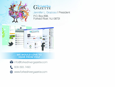 Postcard Design by Joshua Carmichael for The Forked River Gazette | Design #3367856