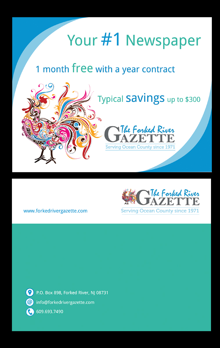 Postcard Design by Satyajit Sil Creations for The Forked River Gazette | Design #3387031