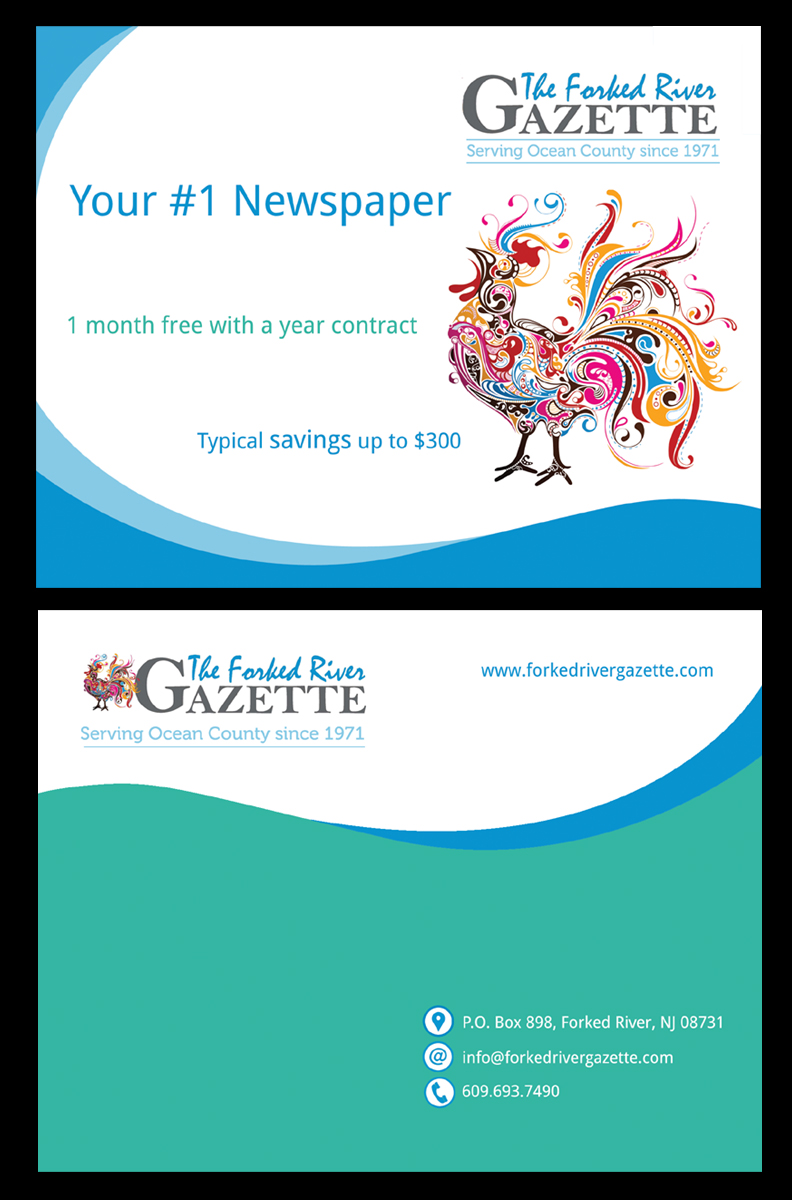 Postcard Design by Satyajit Sil Creations for The Forked River Gazette | Design #3387111