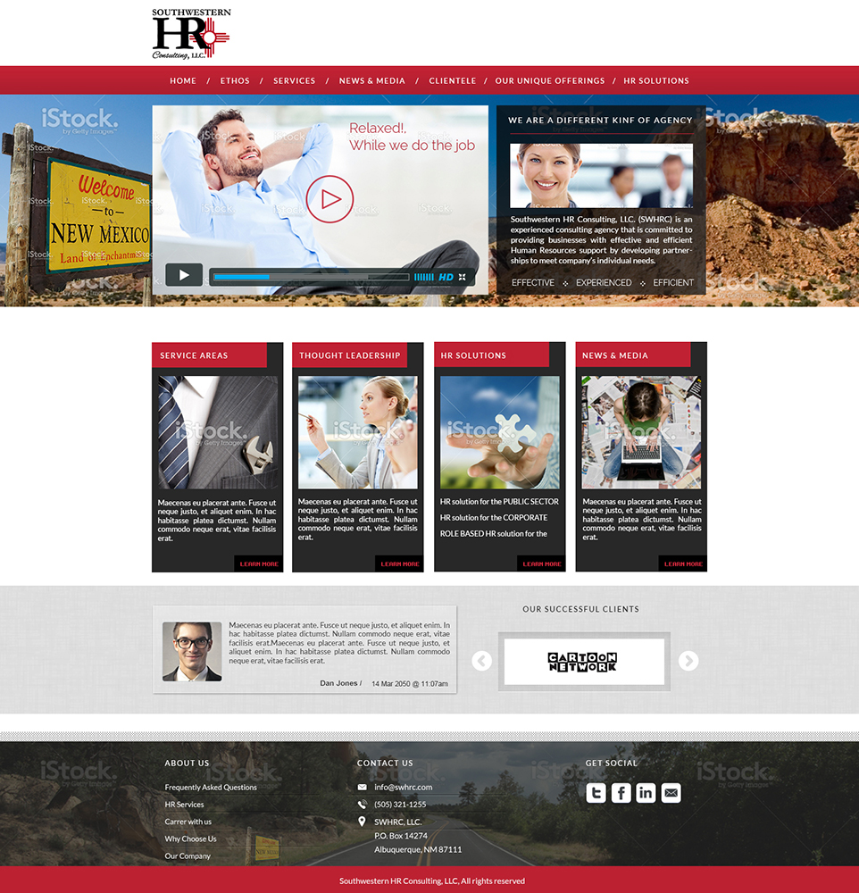 Web Design par amberegg pour Maverick Web Video | Design #3483340