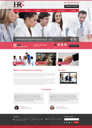 Need Amazing Website for Consulting Company | Web Design by Behriatech