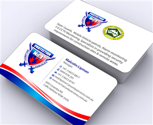 Visitenkarten-Design von Sbss für No. 1 Security Services Pty Ltd | Design: #3309436
