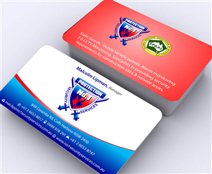 Visitenkarten-Design von Sbss für No. 1 Security Services Pty Ltd | Design: #3309448