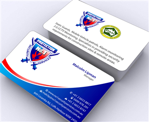 Visitenkarten-Design von Sbss für No. 1 Security Services Pty Ltd | Design: #3309452