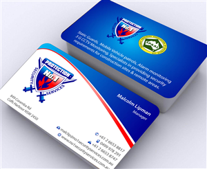 Visitenkarten-Design von Sbss für No. 1 Security Services Pty Ltd | Design: #3309456