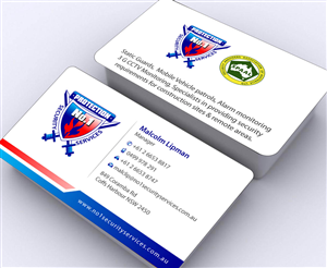 Visitenkarten-Design von Sbss für No. 1 Security Services Pty Ltd | Design: #3309457