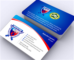 Visitenkarten-Design von Sbss für No. 1 Security Services Pty Ltd | Design: #3309459