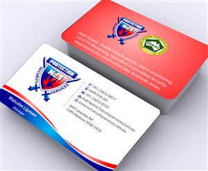 Visitenkarten-Design von Sbss für No. 1 Security Services Pty Ltd | Design: #3309464